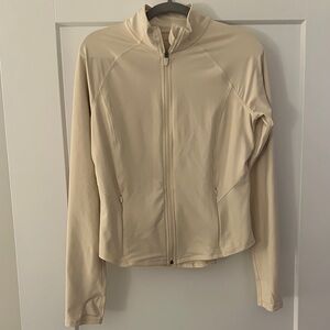 Old Navy Women's Cream Athletic Jacket